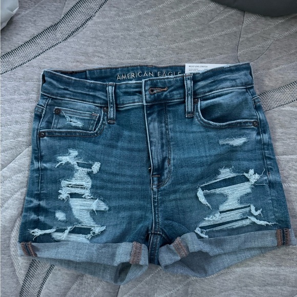 American Eagle Outfitters Pants - American Eagle Outfitters Women's Blue Denim Shorts SIZE 2 NWT